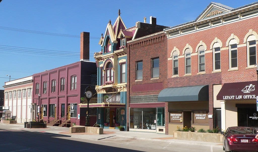 Downtown beatrice Nebraska