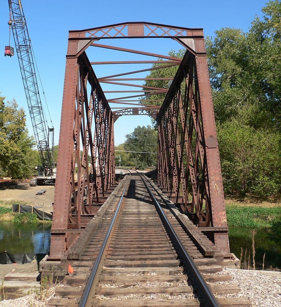 Railroad bridge norfolk Nebraska